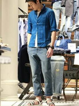 松下 和貴さん(メンズ・177cm)の春コーディネート