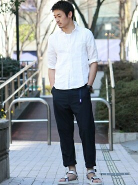 松下 和貴さん(メンズ・177cm)の春コーディネート