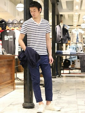 松下 和貴さん（メンズ・177cm）の春コーディネート