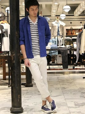 松下 和貴さん(メンズ・177cm)の春コーディネート