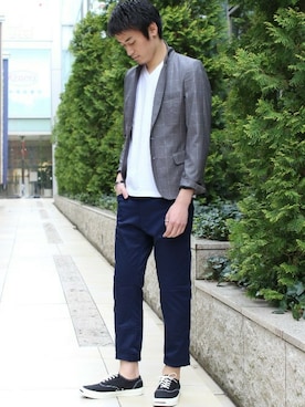 松下 和貴さん（メンズ・177cm）の春コーディネート