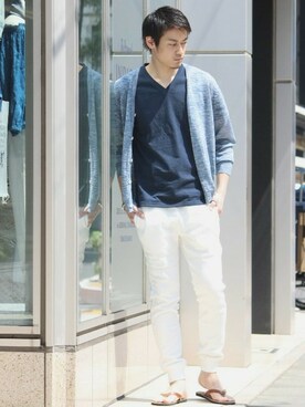 松下 和貴さん（メンズ・177cm）の春コーディネート
