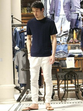 松下 和貴さん（メンズ・177cm）の春コーディネート