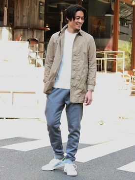 松下 和貴さん（メンズ・177cm）の冬コーディネート