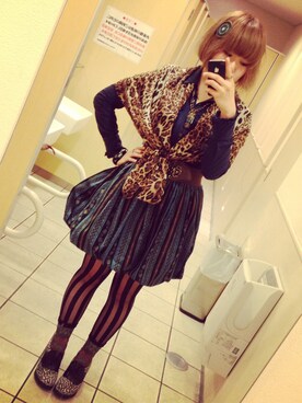 「reinette et mirabelle（レネット エ ミラベル）のアイテム（アクセサリー）」を使った、Ellyさん（レディース・165cm）の春コーディネート