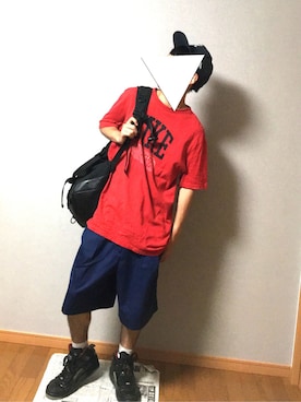 「Keith Haring（キース・ヘリング）のアイテム（キャップ）」を使った、たくやさん（メンズ・167cm）の秋コーディネート
