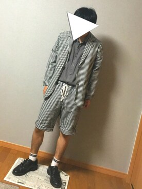 「US RAGS（ユーエスラグス）のアイテム（テーラードジャケット）」を使った、たくやさん（メンズ・167cm）の秋コーディネート