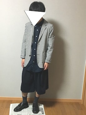 「US RAGS（ユーエスラグス）のアイテム（テーラードジャケット）」を使った、たくやさん（メンズ・167cm）の秋コーディネート