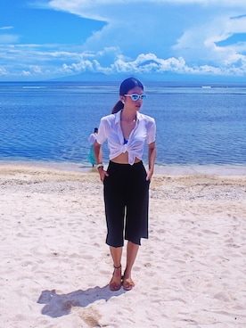 「zaloramy」｜「アイテム（トップス）」を使った、Nadya Nsrさん（レディース・171cm）の春コーディネート