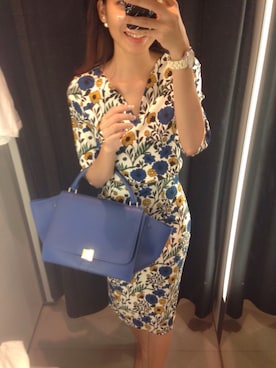 「zaloramy」｜「アイテム（腕時計）」を使った、Nadya Nsrさん（レディース・171cm）の春コーディネート