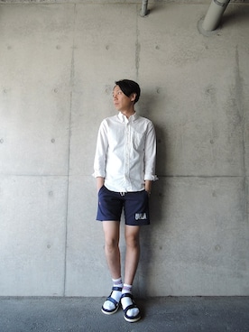 「suicoke（スイコック）のアイテム」を使った、ReTrickさん（メンズ・170cm）の春コーディネート