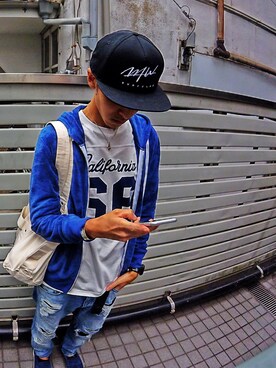「Gopro」｜赤塚 翔太さん（メンズ・172cm）の秋コーディネート