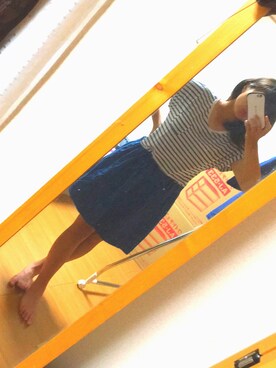 「Doublefocus（ダブルフォーカス）のアイテム（スカート）」を使った、yuiさん（レディース・161cm）の夏コーディネート