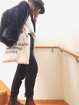 「murua」｜kanaさん（レディース・165cm）の冬コーディネート