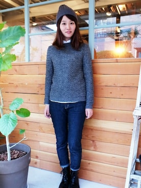 「shop」｜GDCTOKYO-YURI-さん（レディース・161cm）の秋コーディネート