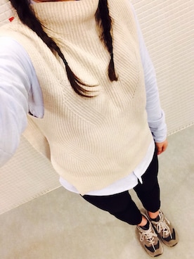 「KBF+」｜「アイテム（その他アウター）」を使った、aksさん（レディース・161cm）の春コーディネート