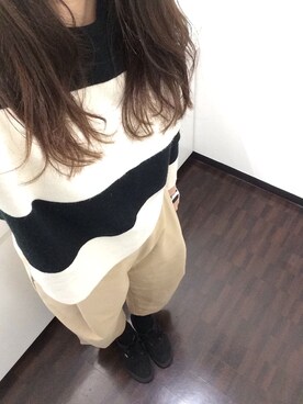 「KBF+」｜「アイテム（その他アウター）」を使った、aksさん（レディース・161cm）の春コーディネート
