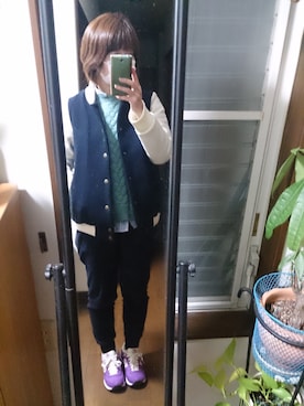 「短足効果」｜かんたんさん（レディース・154cm）の冬コーディネート