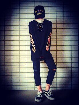 一条　陸さんのコーディネート