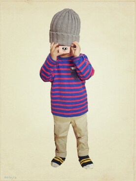 米さん（キッズ・90cm）の冬コーディネート