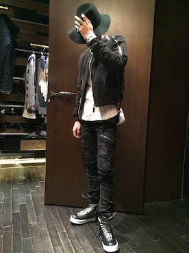 「Cody Sanderson」｜「アイテム（ナイロンジャケット）」を使った、Koutaro Makitaさん（メンズ・168cm）の秋コーディネート