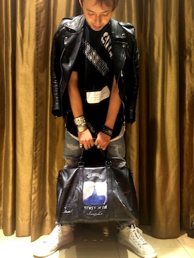 「MARTIN MARGIELA（マルタンマルジェラ）のアイテム」を使った、Koutaro Makitaさん（メンズ・168cm）の春コーディネート