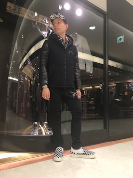 「White Flags（ホワイトフラッグス）のアイテム」を使った、Koutaro Makitaさん（メンズ・168cm）の秋コーディネート