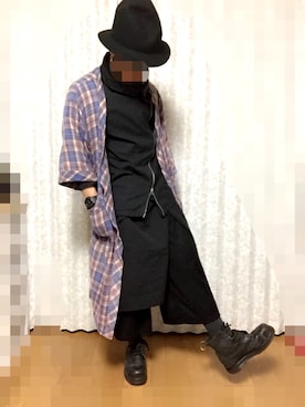 しましまさん（メンズ・169cm）の春コーディネート