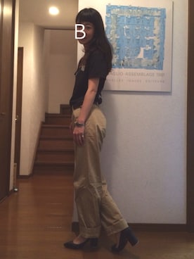 「アイテム（バングル/リストバンド）」を使った、Bさん（レディース・164cm・20代）の夏コーディネート