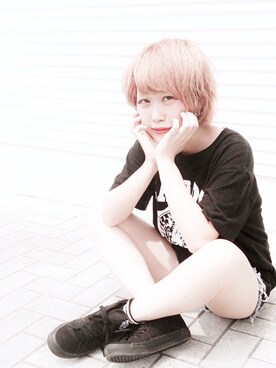 「school」｜「アイテム（アクセサリー）」を使った、natsumiさん（レディース・155cm）の夏コーディネート