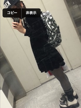 「オカルト」｜✡あかむら✡さん（レディース・163cm）の秋コーディネート