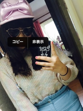 「お買い物」｜「アイテム（キャップ）」を使った、✡あかむら✡さん（レディース・163cm）の秋コーディネート