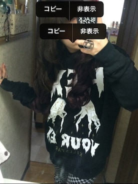 「アイテム（バングル/リストバンド）」を使った、✡あかむら✡さん（レディース・163cm・20代）の冬コーディネート