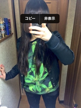 「お買い物」｜「アイテム（その他アウター）」を使った、✡あかむら✡さん（レディース・163cm）の秋コーディネート
