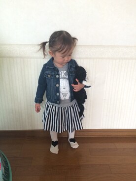 azuuさん（キッズ・90cm）の夏コーディネート