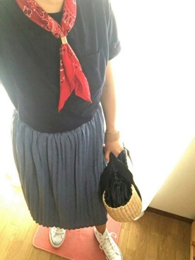 natsumi☺︎さん（レディース・160cm）の夏コーディネート