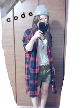 オソエ～☆彡さん（レディース・154cm）の秋コーディネート