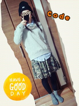 オソエ～☆彡さん（レディース・154cm）の秋コーディネート