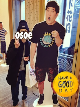 「大阪旅行」｜「アイテム（その他アウター）」を使った、オソエ～☆彡さん（レディース・154cm）の冬コーディネート