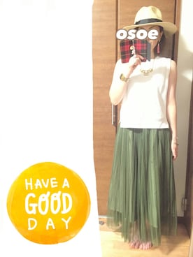 オソエ～☆彡さん（レディース・154cm）の夏コーディネート