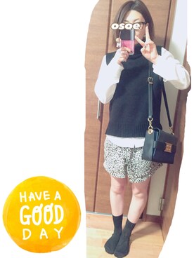 オソエ~☆彡さん(レディース・154cm)の秋コーディネート