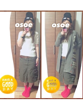 オソエ～☆彡さん（レディース・154cm）の秋コーディネート