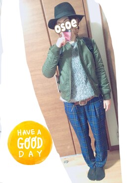 オソエ~☆彡さん(レディース・154cm)の冬コーディネート
