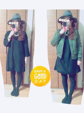 オソエ～☆彡さん（レディース・154cm）の冬コーディネート