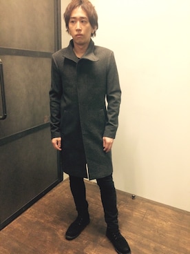 「ALLSAINTS（オールセインツ）のアイテム（その他アウター）」を使った、Mikeさん（メンズ・178cm）の秋コーディネート
