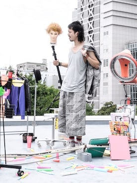 「美容師」｜「アイテム（セットアップ）」を使った、トヲルさん（メンズ・180cm）の春コーディネート