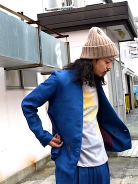 「YANTOR（ヤントル）のアイテム（パンツ）」を使った、トヲルさん（メンズ・180cm）の夏コーディネート