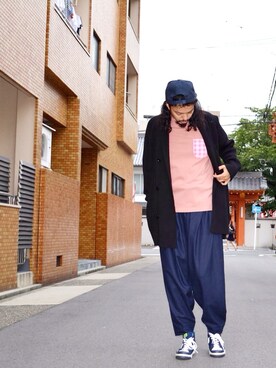 「YANTOR（ヤントル）のアイテム（パンツ）」を使った、トヲルさん（メンズ・180cm）の夏コーディネート