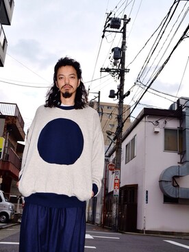 「YANTOR（ヤントル）のアイテム（パンツ）」を使った、トヲルさん（メンズ・180cm）の秋コーディネート