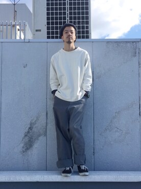 「アイテム（キャスケット）」を使った、トヲルさん（メンズ・180cm）の冬コーディネート